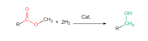 酯加氢到醇